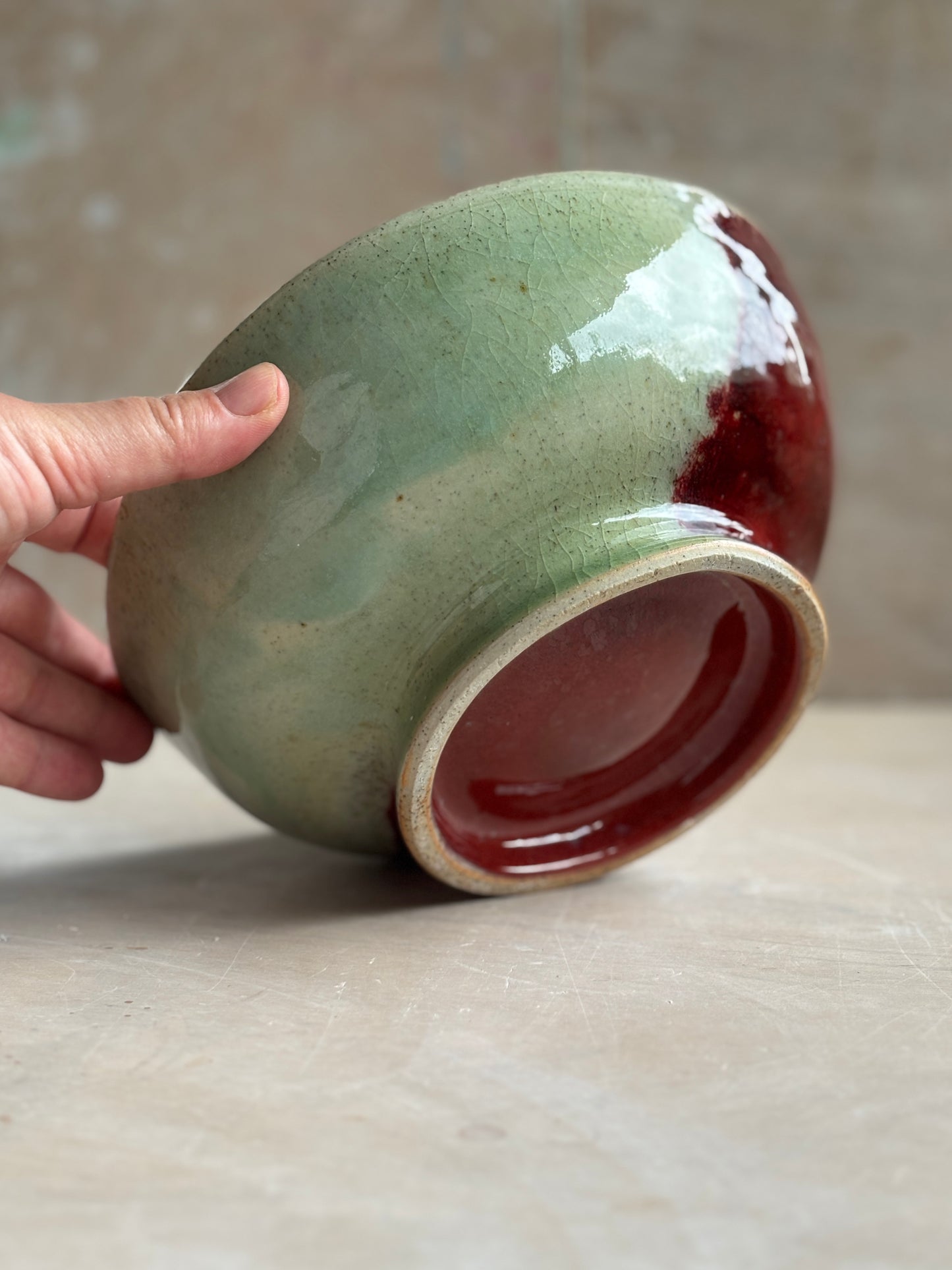 Red and Green Bowl