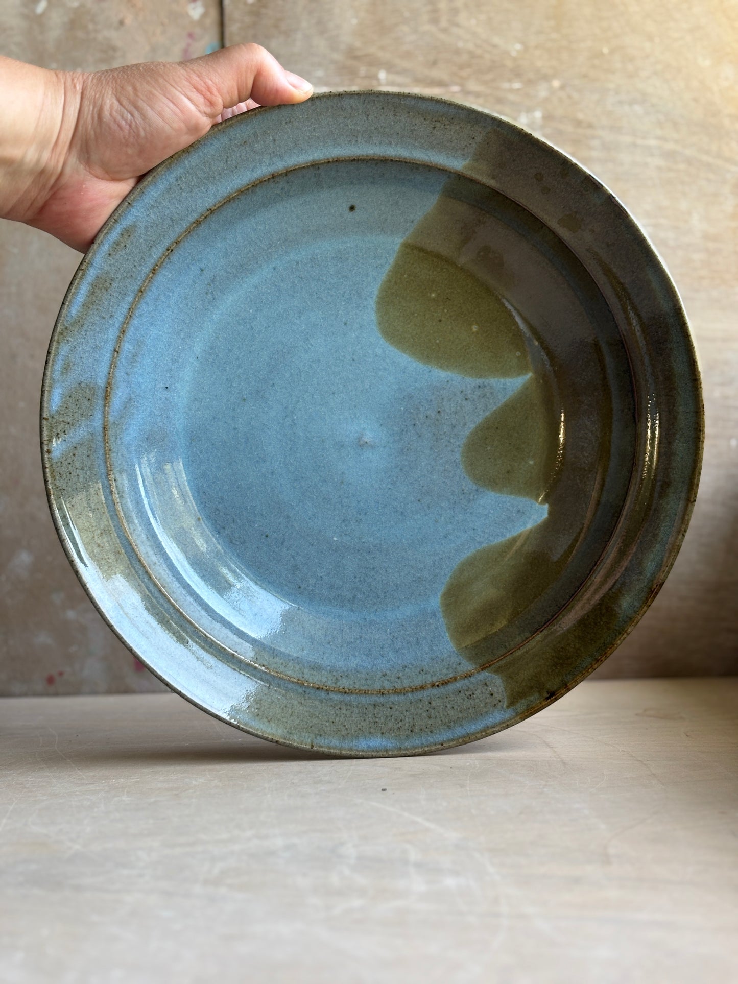 Blue Serving Bowl