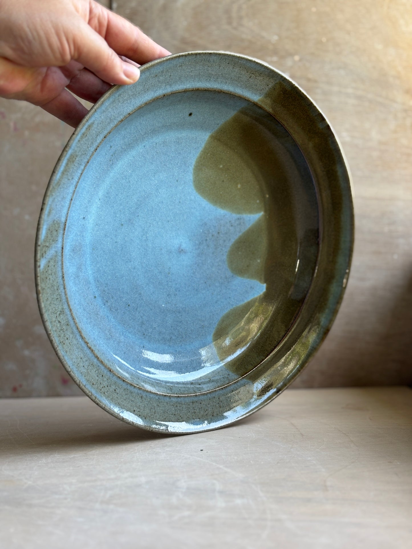 Blue Serving Bowl
