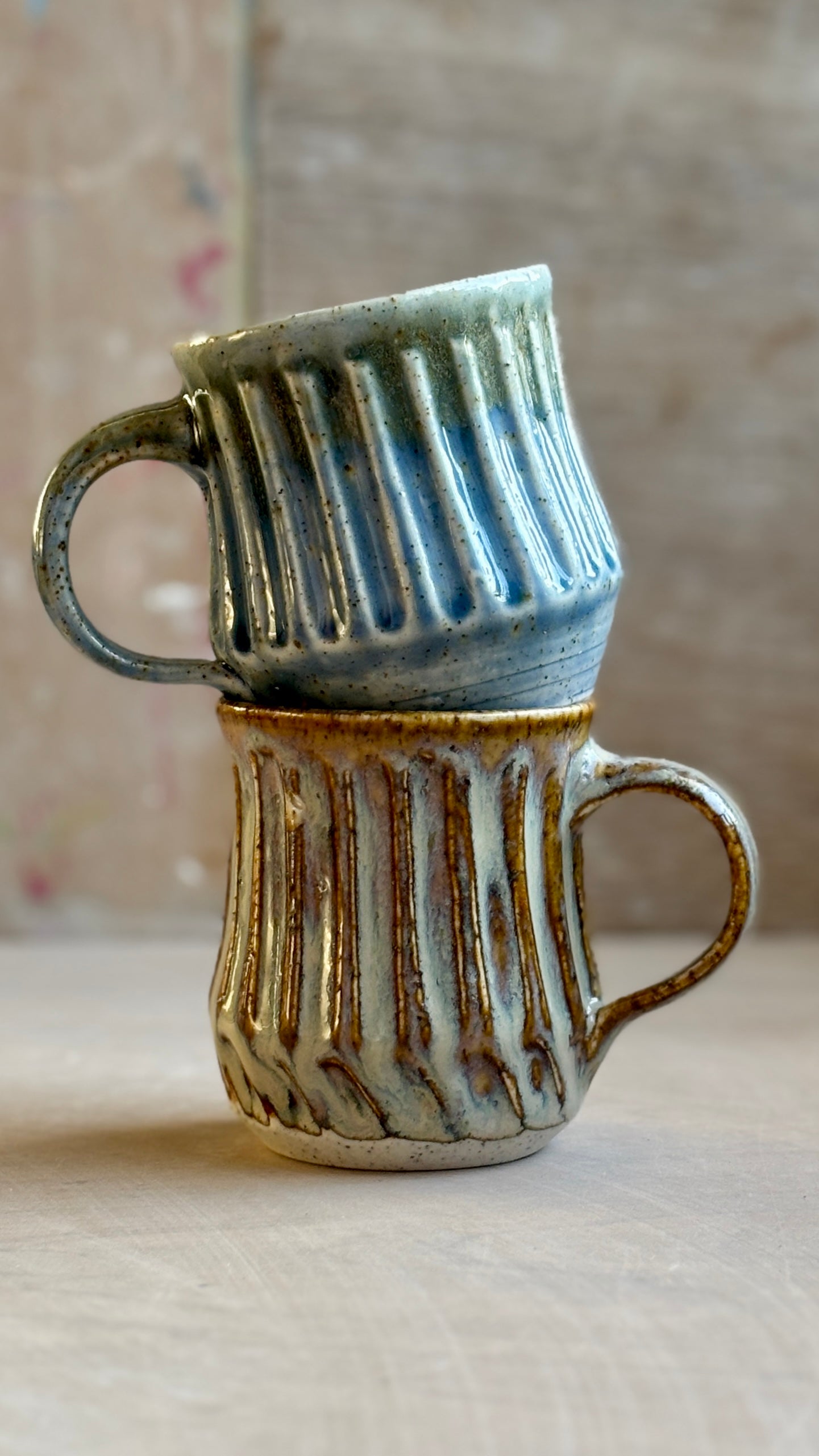 Carved Espresso Cup
