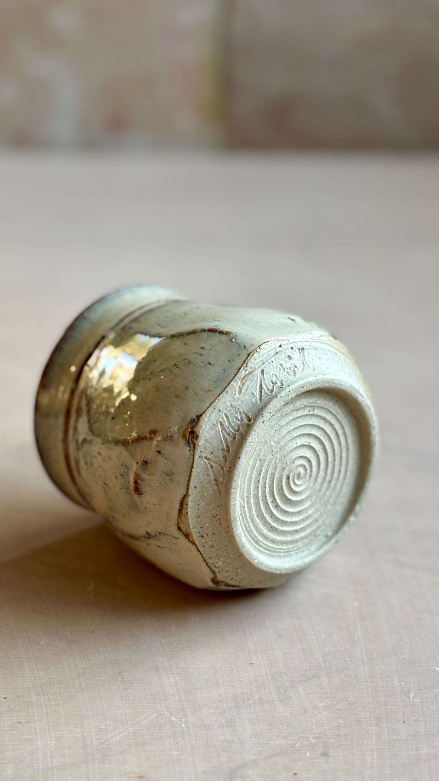 Carved Espresso Cup