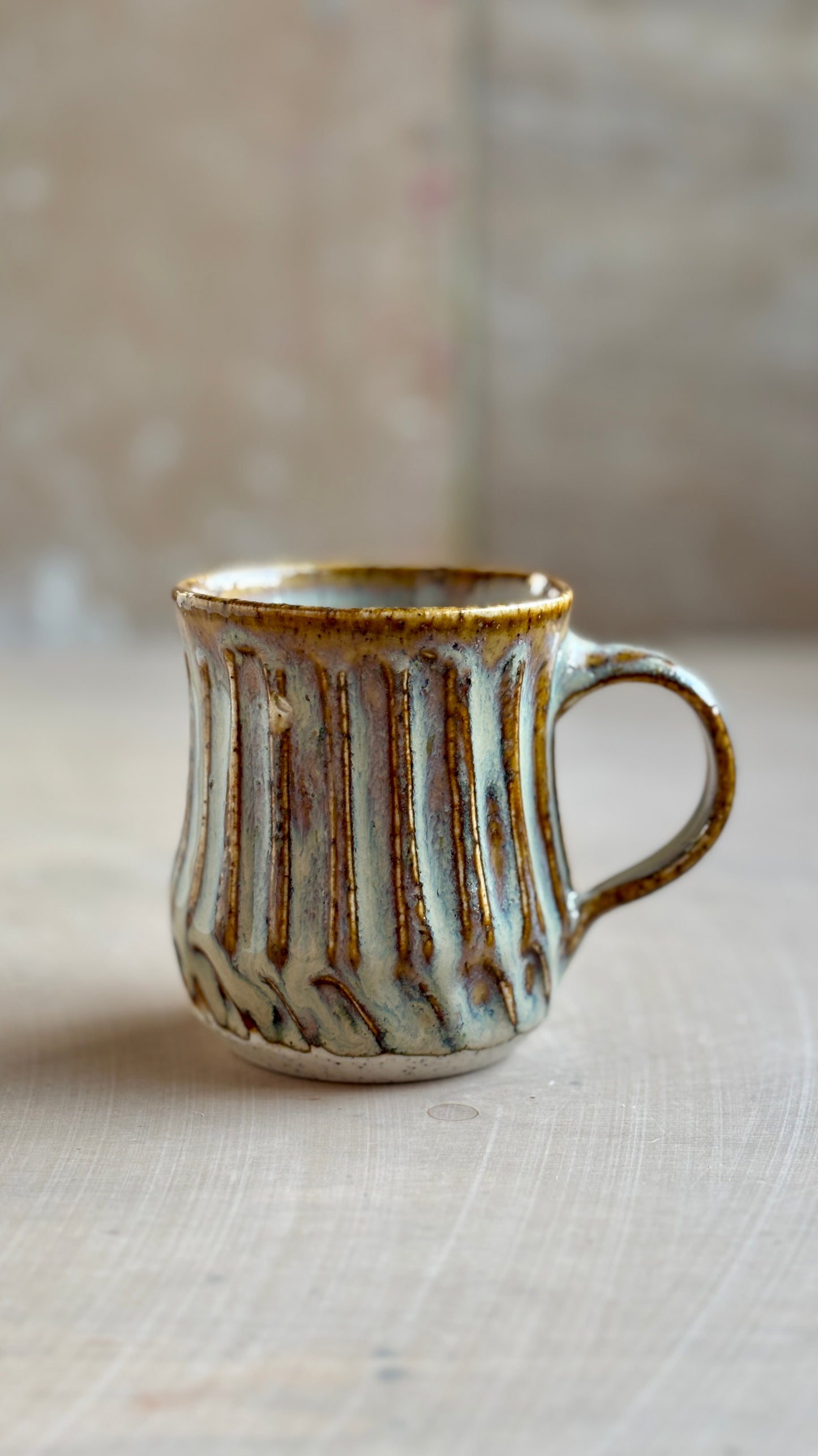 Carved Espresso Cup