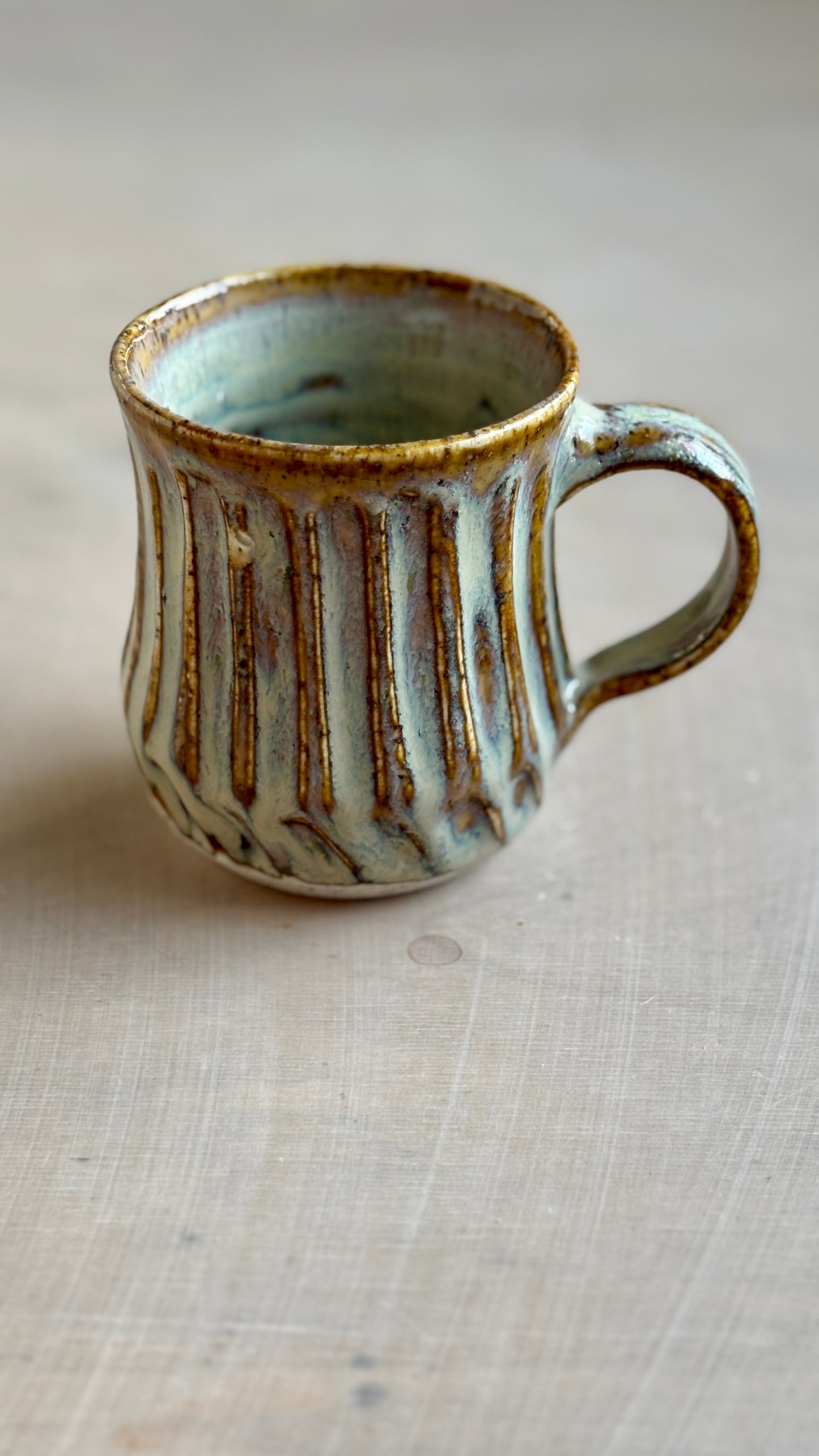 Carved Espresso Cup