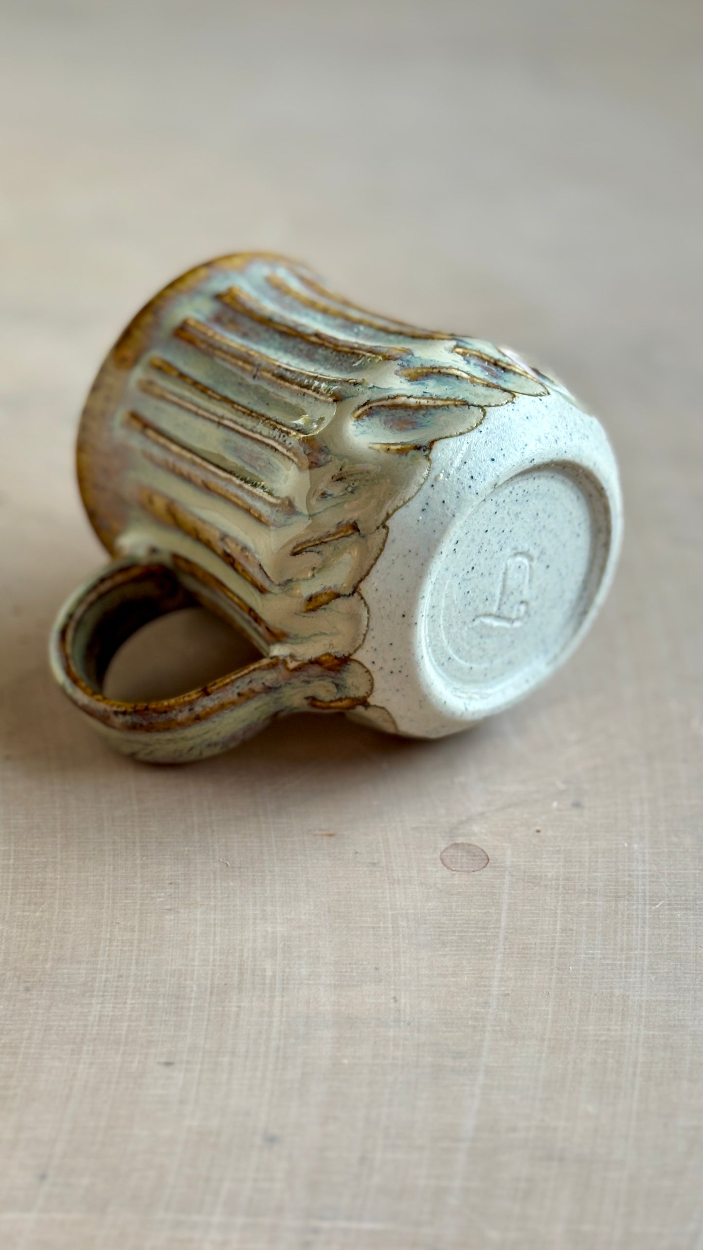 Carved Espresso Cup
