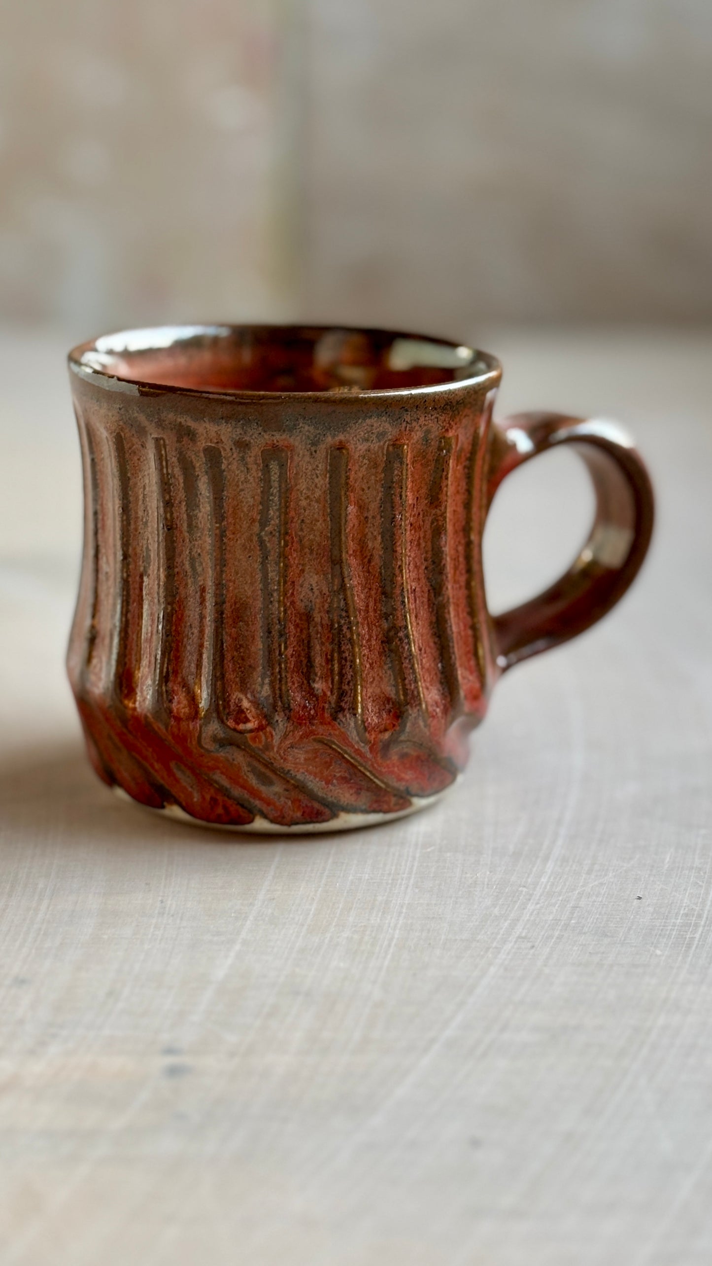 Carved Espresso Cup