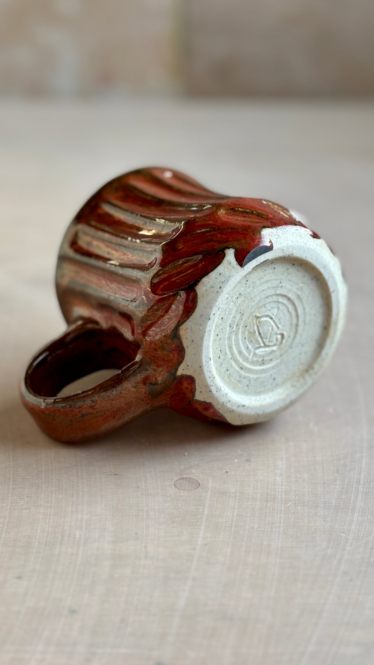 Carved Espresso Cup