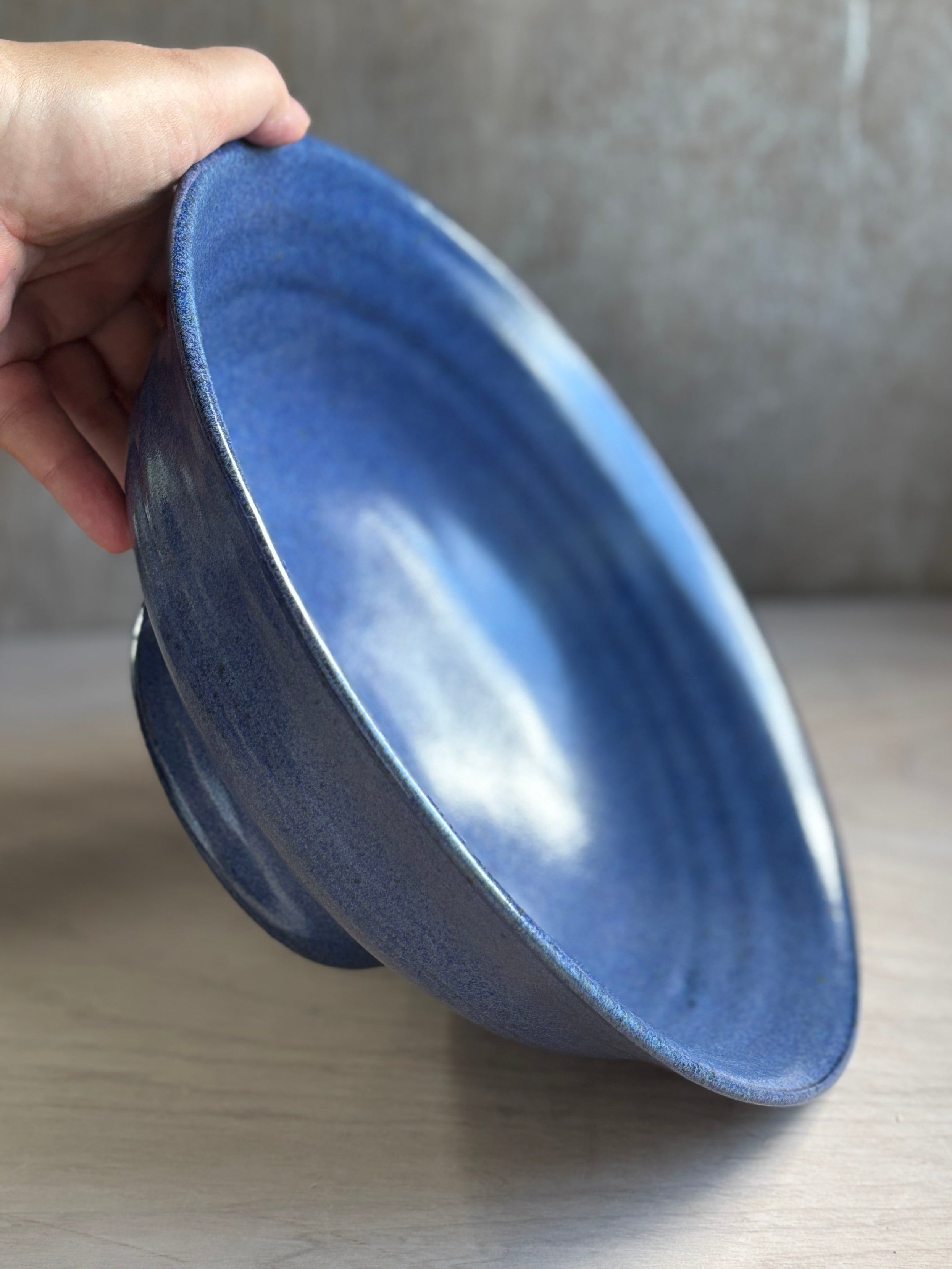Blue Serving Bowl