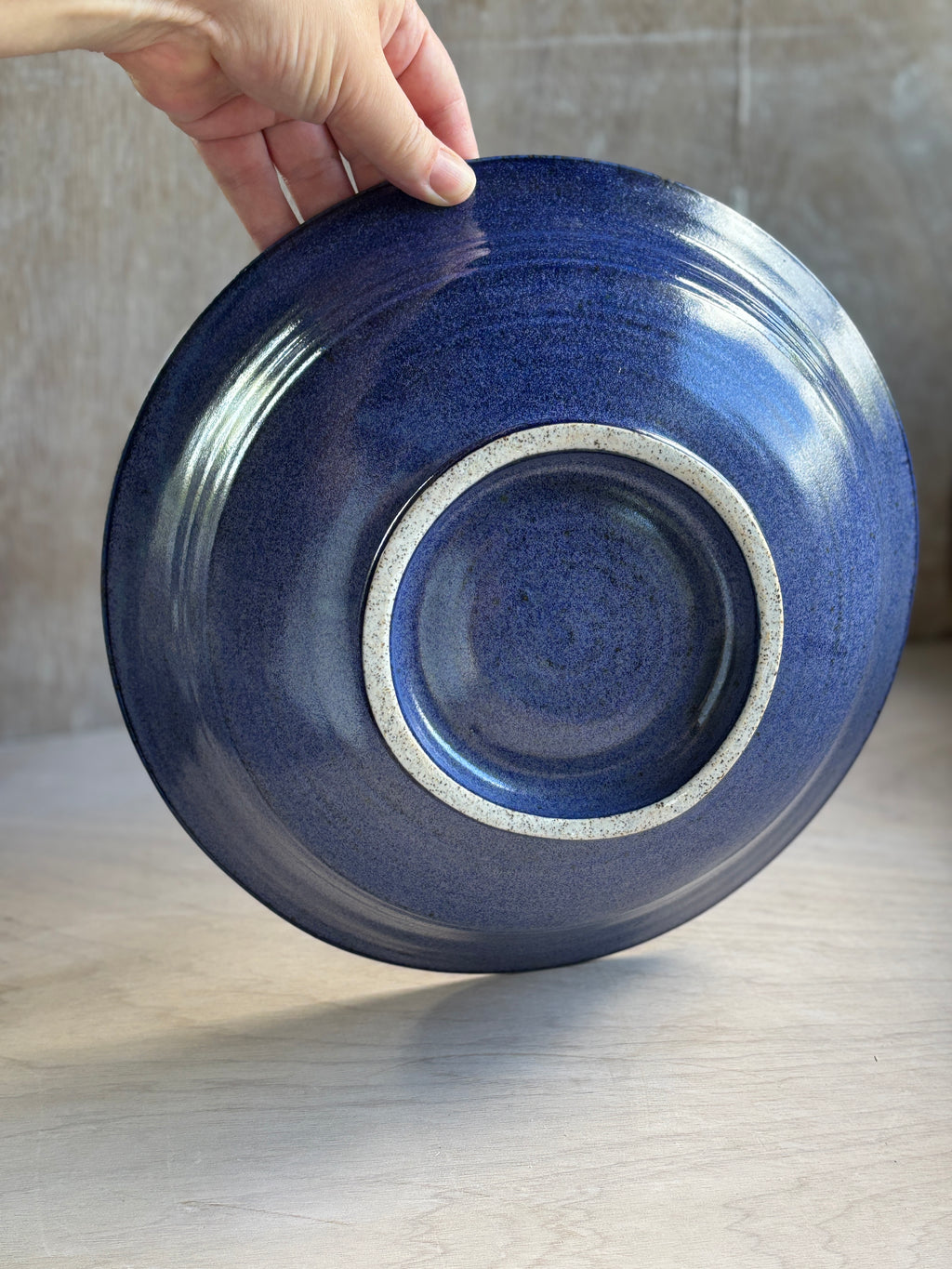Blue Serving Bowl