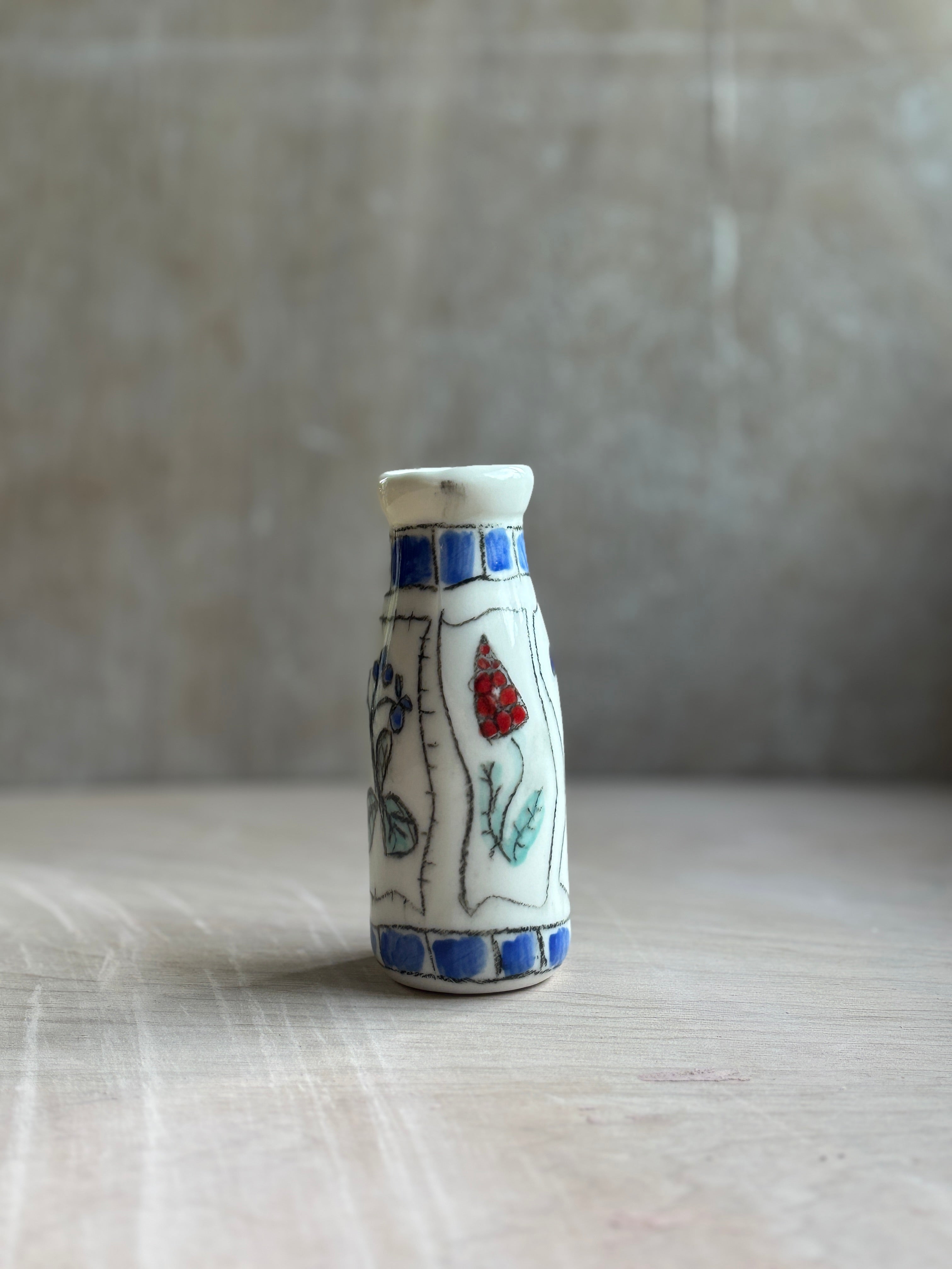 Porcelain Milk Bottles