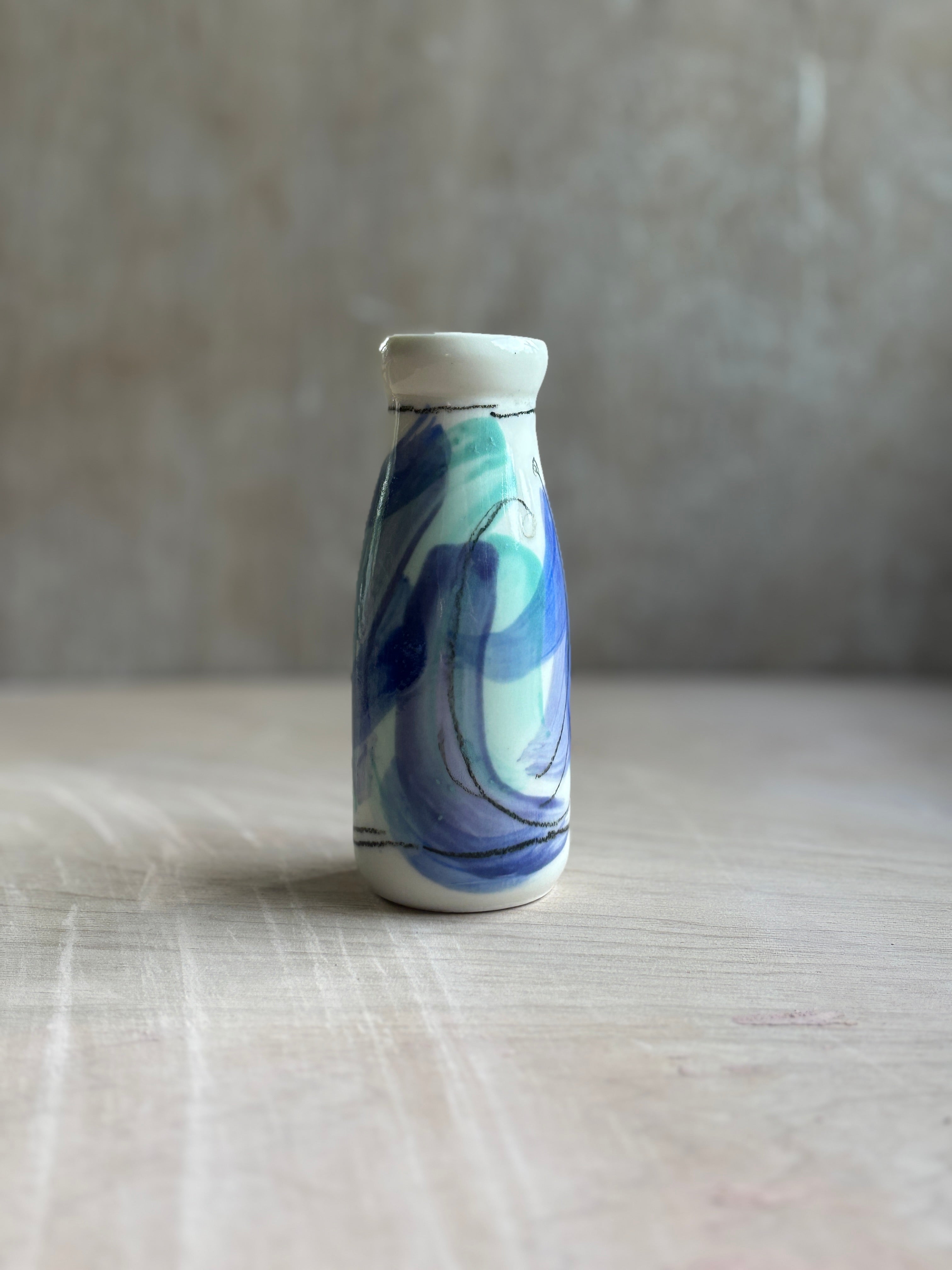 Porcelain Milk Bottles
