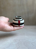 Striped Bud Vase