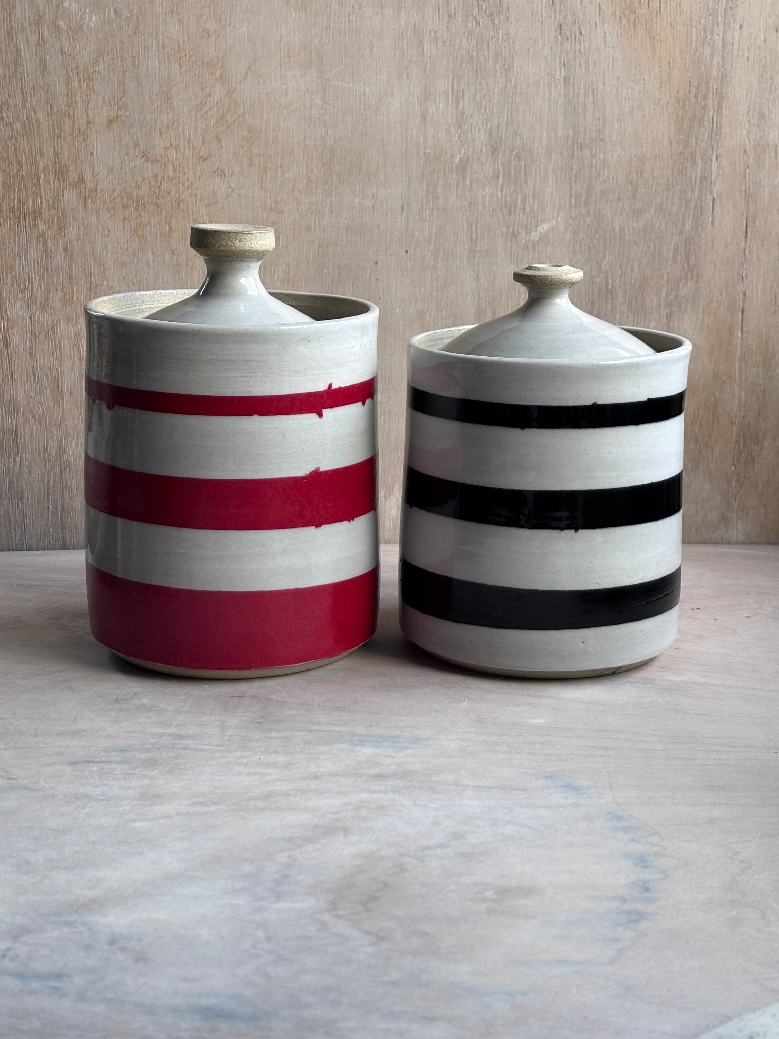Striped Jars