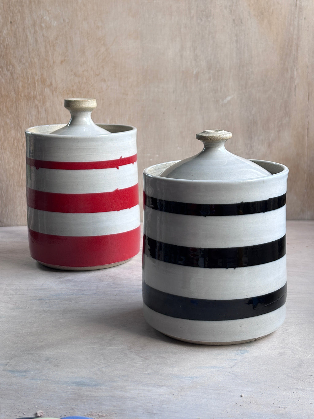 Striped Jars