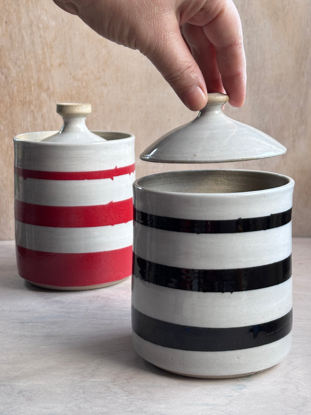 Striped Jars