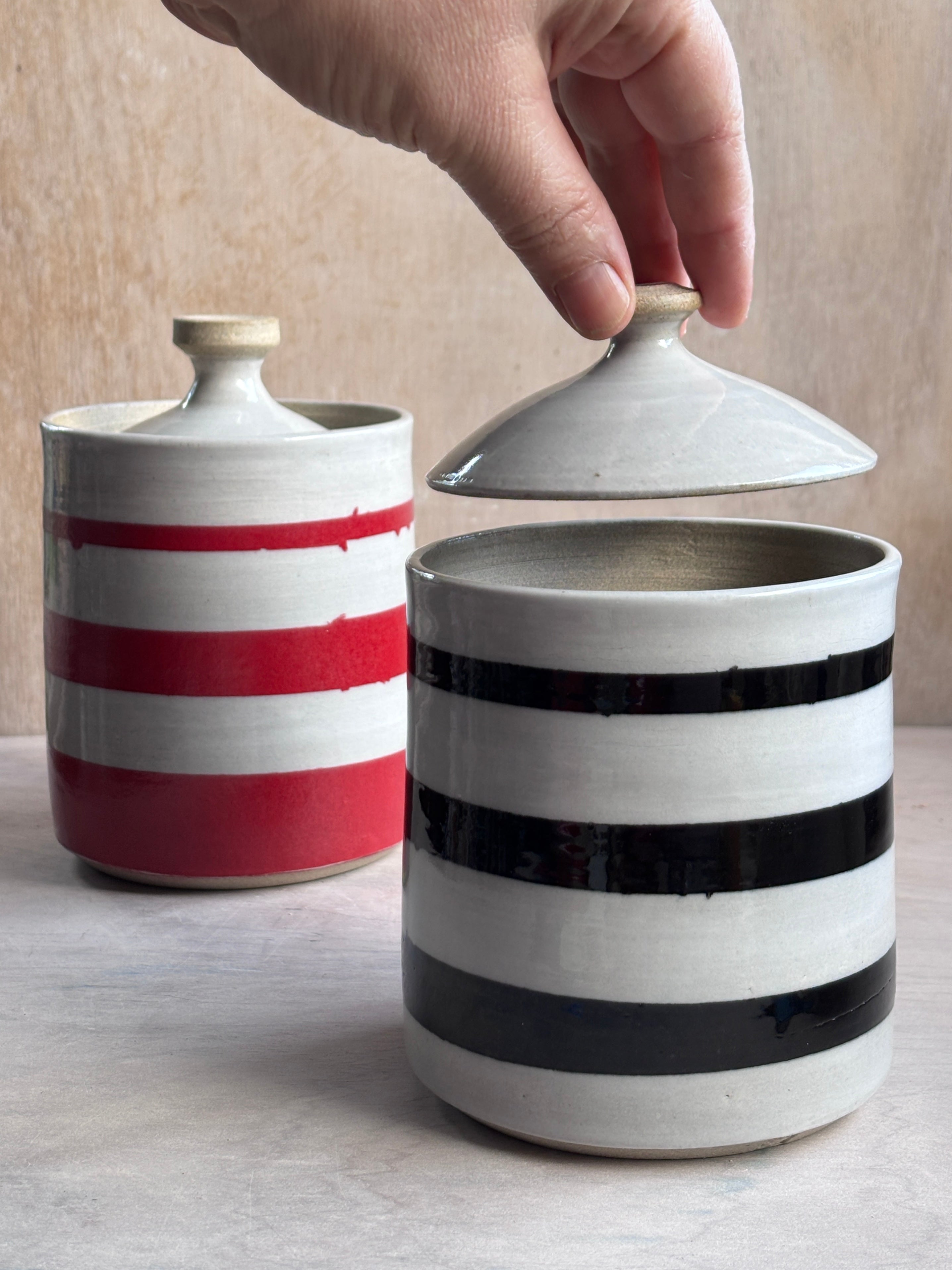 Striped Jars