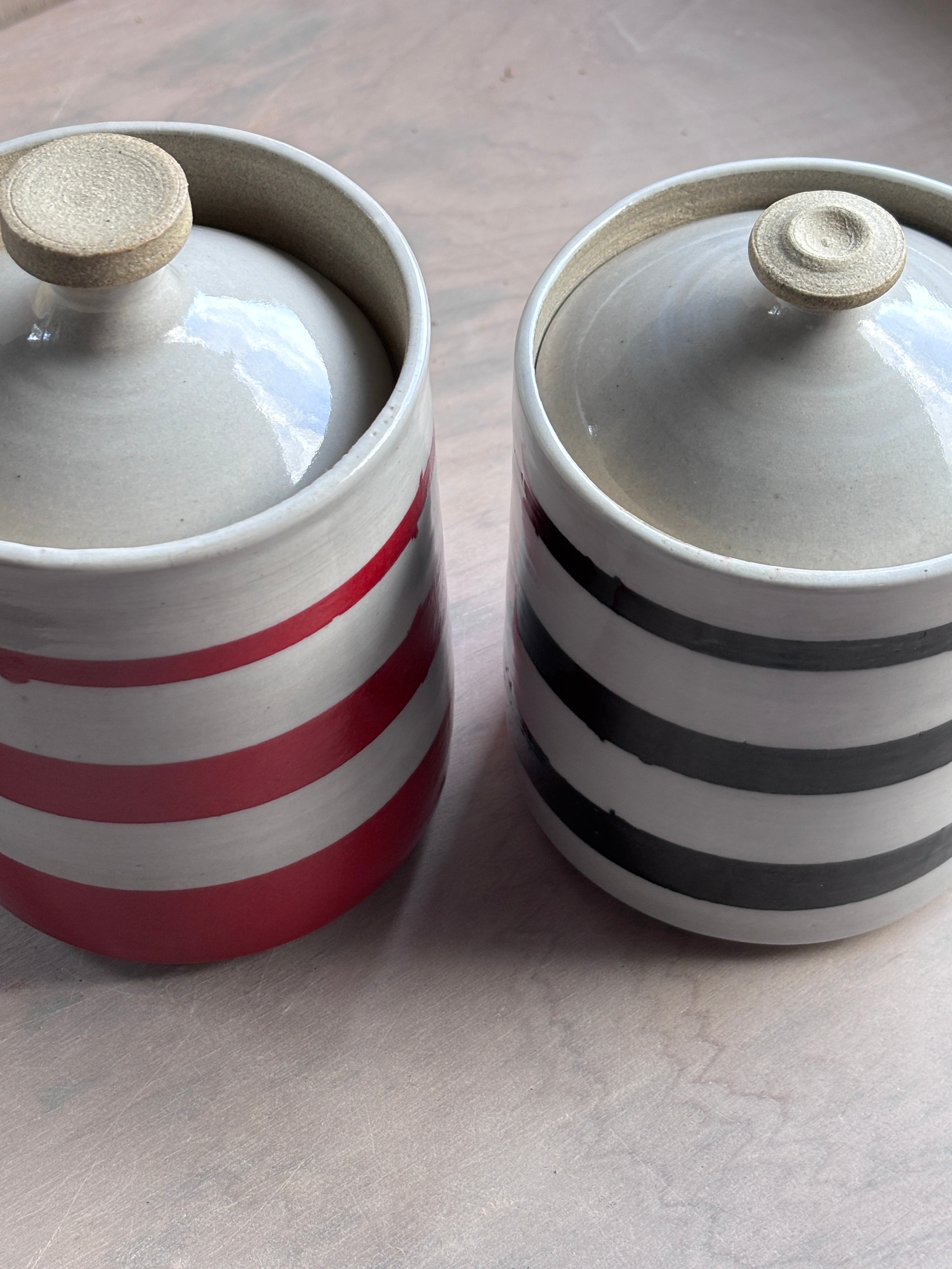 Striped Jars