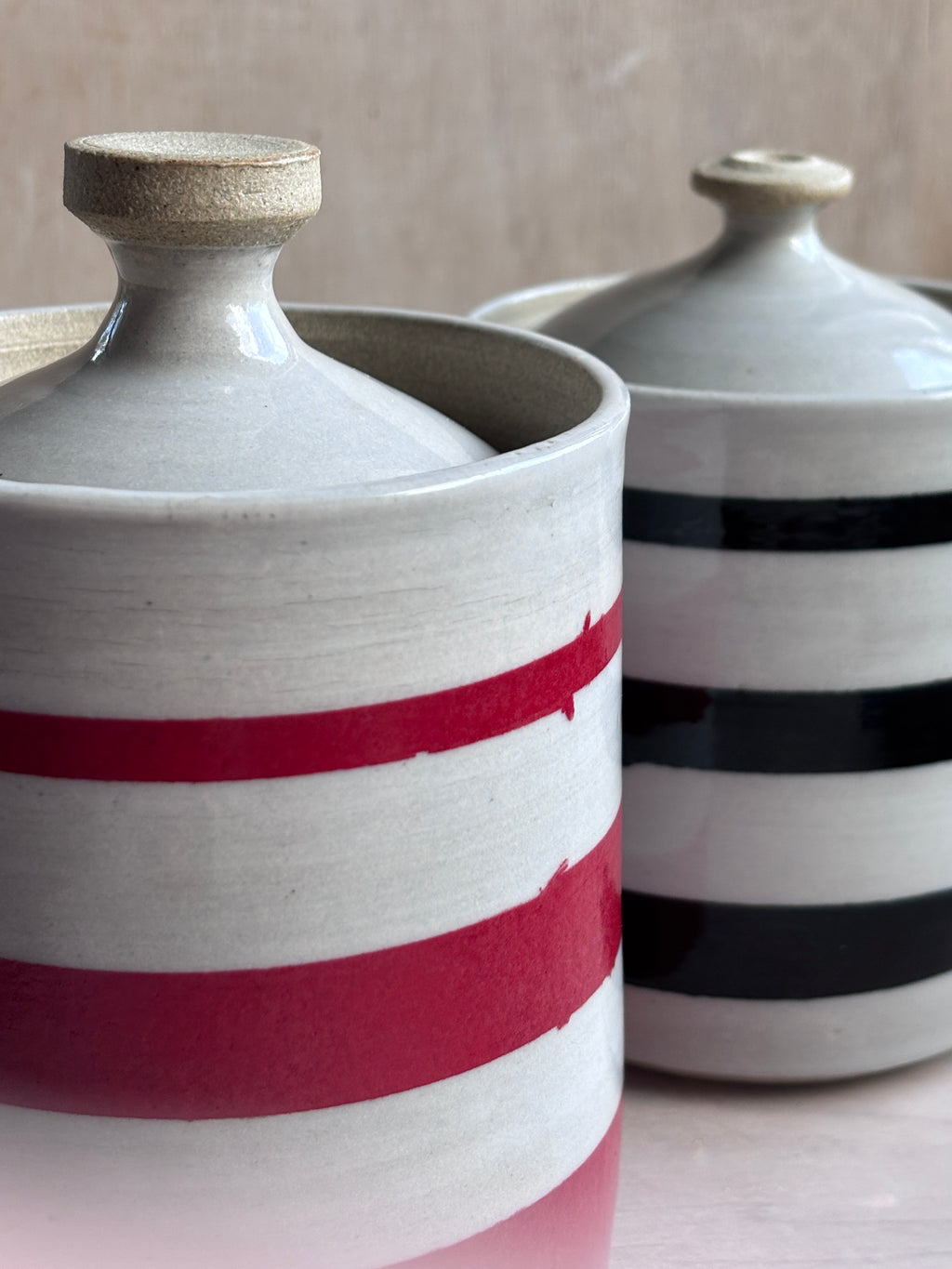 Striped Jars