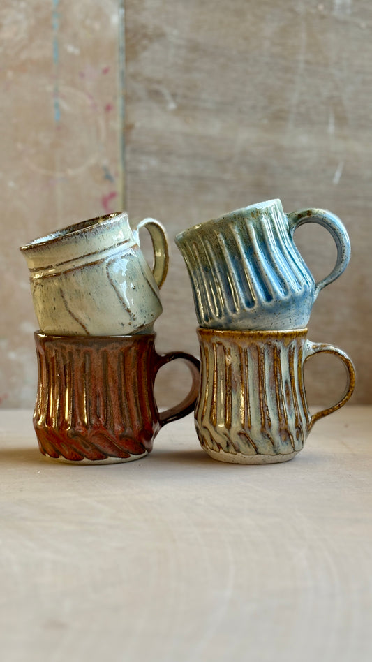 Carved Espresso Cup