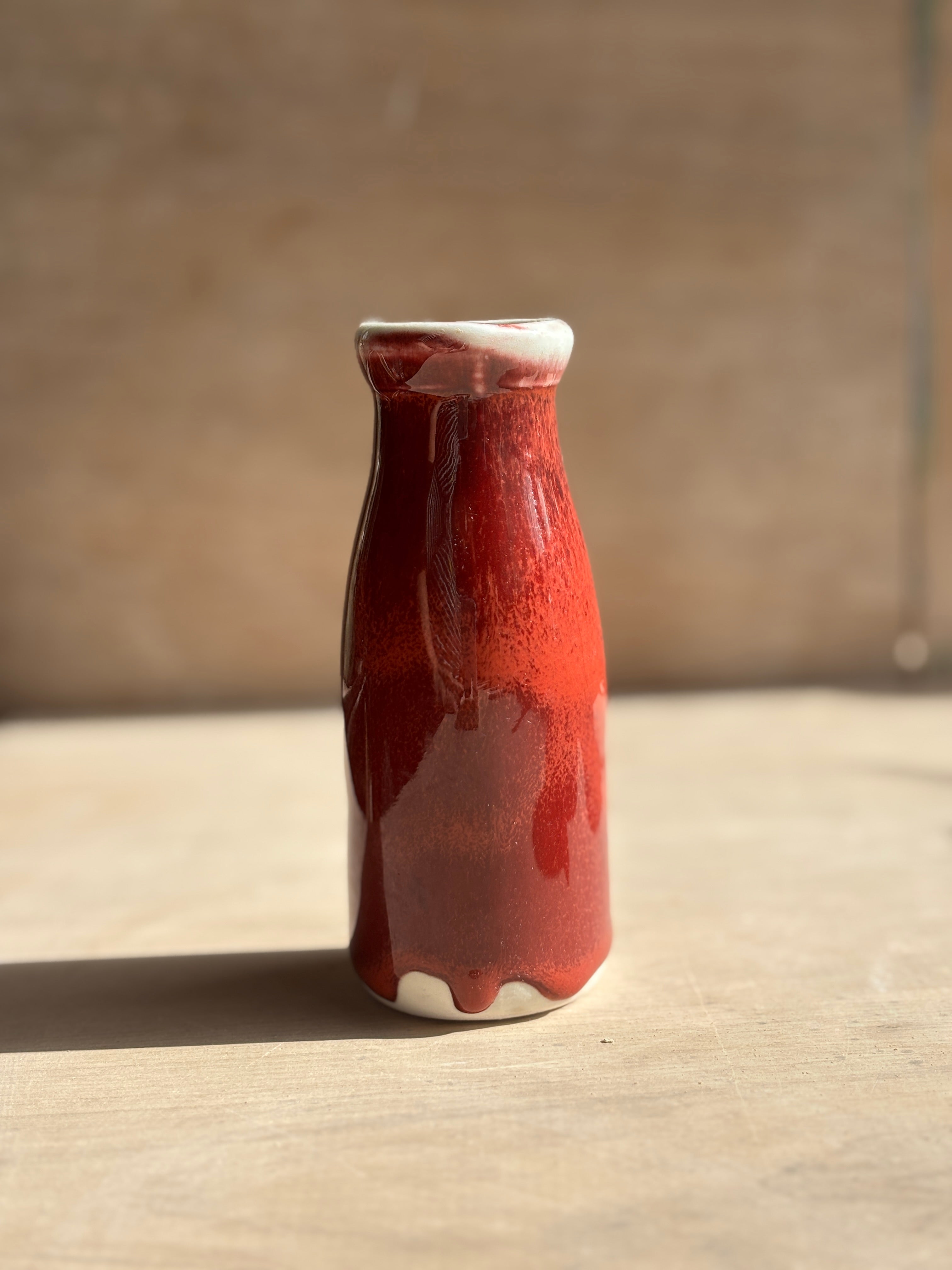 Porcelain Milk Bottles