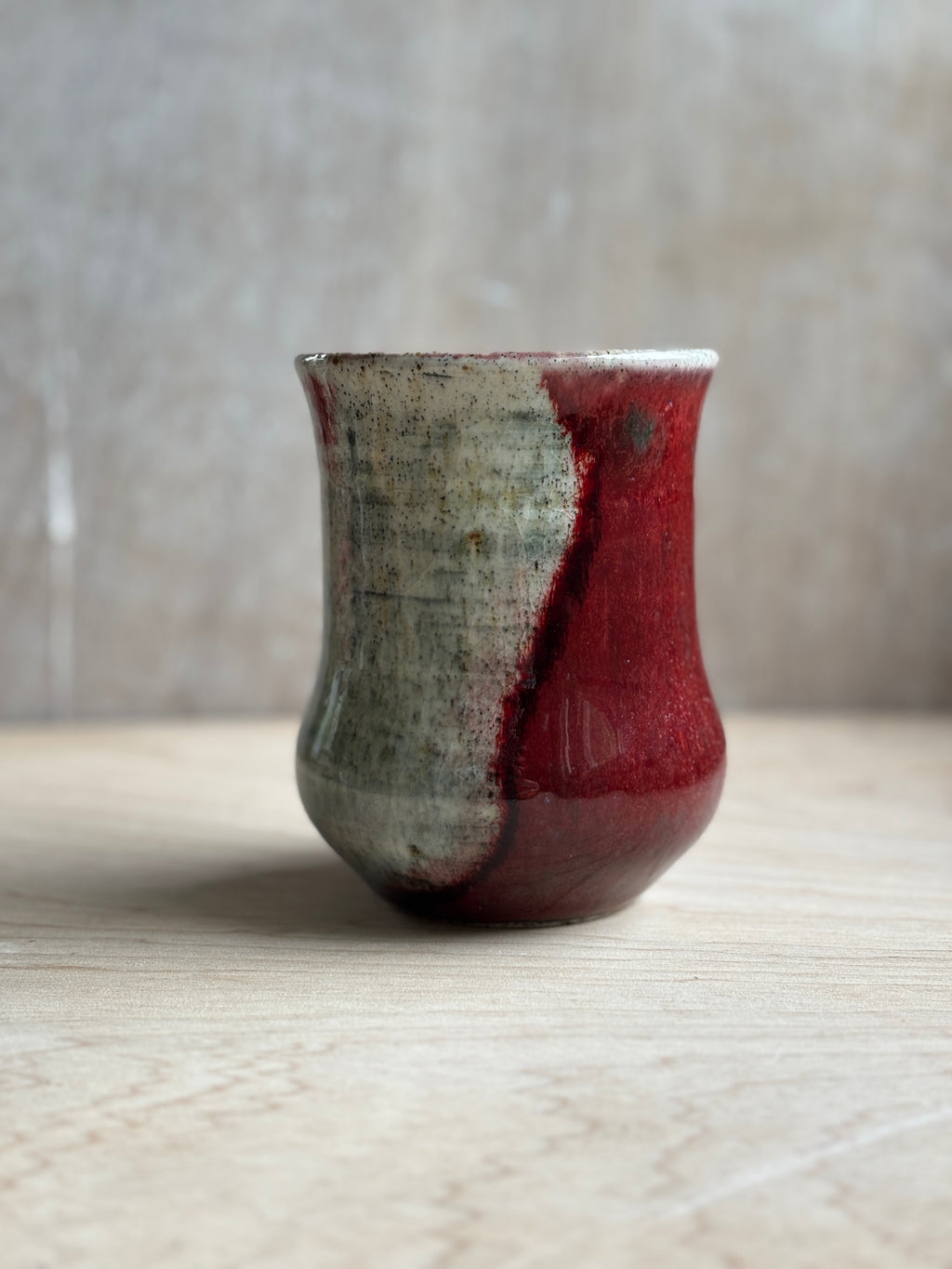 Red and Green Vase